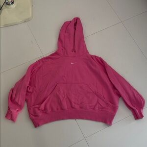 Nike Women's Fuchsia Pink Hoodie Large